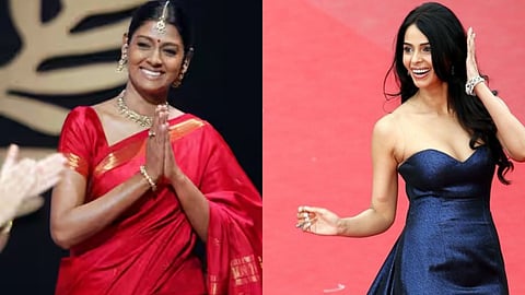 Nandita Das in 2005, Mallika Sherawat in 2015 at Cannes